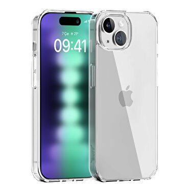 Buff iPhone 15 Plus Air Hybrid Kılıf Crystal Clear