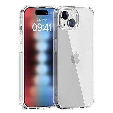 Buff iPhone 15 Air Hybrid Kılıf Crystal Clear