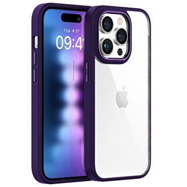 Buff iPhone 15 Pro Max New Air Bumper Kılıf Purple