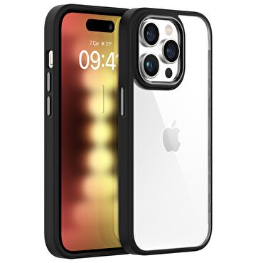 Buff iPhone 15 Pro New Air Bumper Kılıf Black