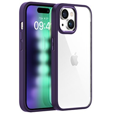 Buff iPhone 15 Plus New Air Bumper Kılıf Purple