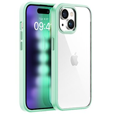 Buff iPhone 15 Plus New Air Bumper Kılıf   Green