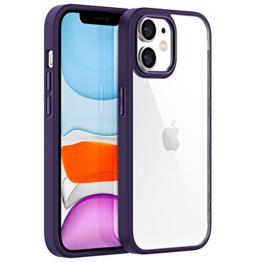 Buff iPhone 11 New Air Bumber Kılıf - Mor