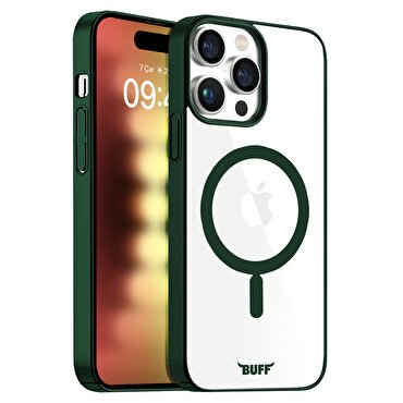 Buff iPhone 15 Pro MagSafe Slim Fit Kılıf   Green