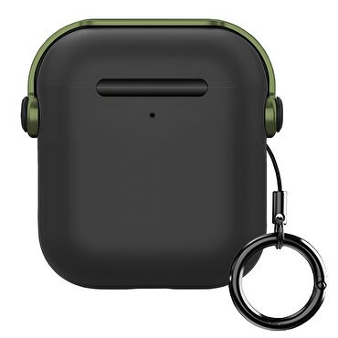 Buff Airpods 2 DjPods Kılıf Black-Dark Green