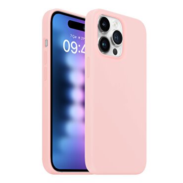 Buff iPhone 15 Pro Max Rubber Fit Kılıf Pink