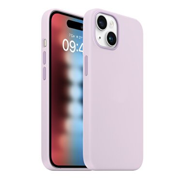 Buff iPhone 15 Rubber Fit Kılıf - Lila