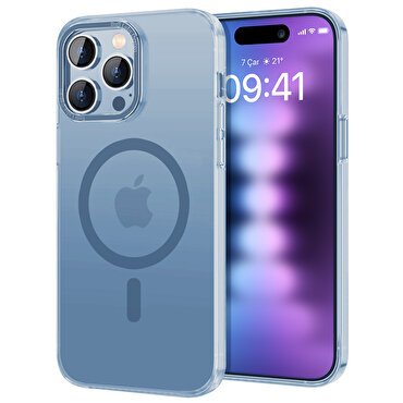 Buff iPhone 15 Pro Max TaoFit Kılıf - Mavi