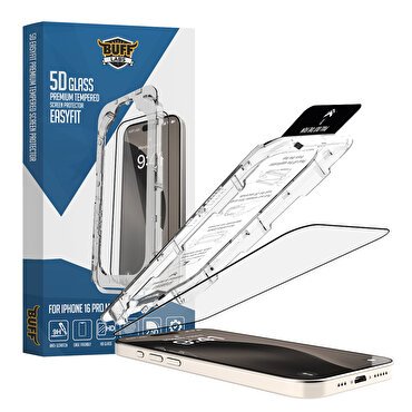 Buff iPhone 16 Pro Max Glass EasyFit Ekran Koruyuc