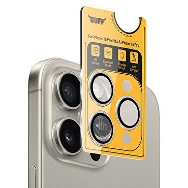 Buff iPhone 16 Pro/Max Titanyum Lens Gri