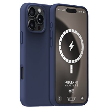 Buff iPhone 16 Pro Max Magsafe Rubber Fit - Mavi