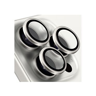 Buff iPhone 16 Pro/Max Titanyum Lens - Silver