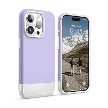 Elago iPhone 15 Pro Glide MagSafe Silikon - Mor