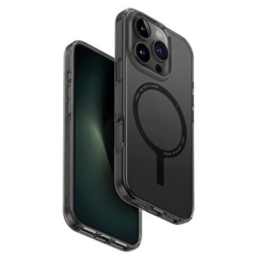 Uniq iPhone 16 Pro Max Clario Magsafe Kapak-Siyah
