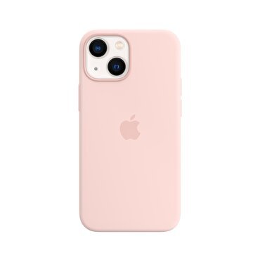 iPhone 13 mini için MagSafe özellikli Silikon Kılıf - Puslu Pembe