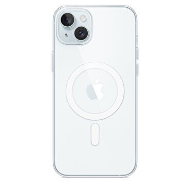 Apple iPhone 15 Plus için MagSafe özellikli Şeffaf Kılıf