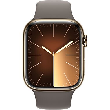 TEŞHİR - Apple Watch Series 9 GPS + Cellular 41mm Altın Rengi Paslanmaz Çelik Kasa 3M613TU/A