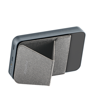 Momax Magnetic Stand Powerbank 5000Mah - Siyah 4894222068124