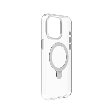 Momax iPhone 15 Flip Magsafe Kılıf - Şeffaf 4894222072435