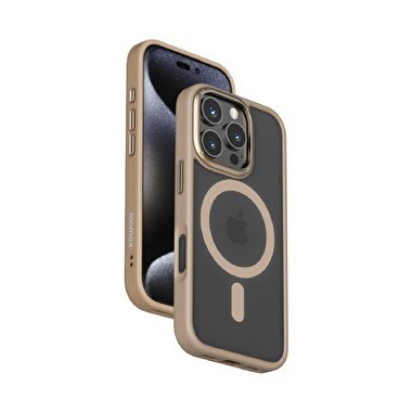 Momax iPhone 16 Pro Play Magsafe Kılıf - Gold 4894222077324