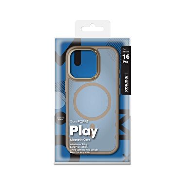 Momax iPhone 16 Pro Play Magsafe Kılıf - Gold 4894222077324
