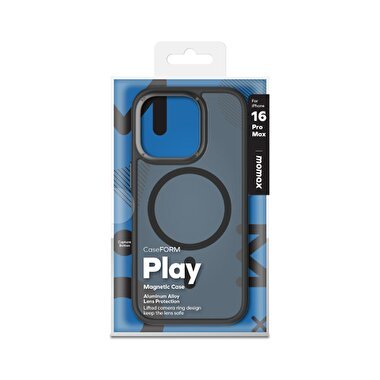 Momax iPhone 16 Pro Max Play Magsafe Kılıf - Siyah 4894222077355