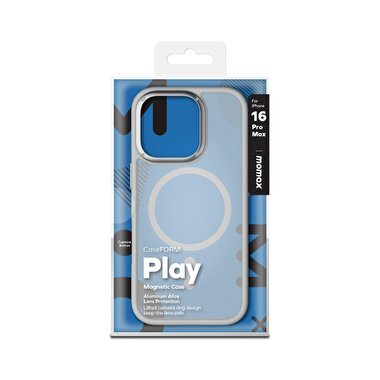 Momax iPhone 16 Pro Max Play Magsafe Kılıf - Gri 4894222077362