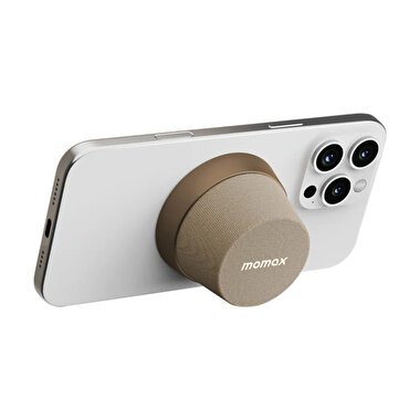 Momax 1-Vibe Go MagSafe Hoparlör - Çöl 4894222078581