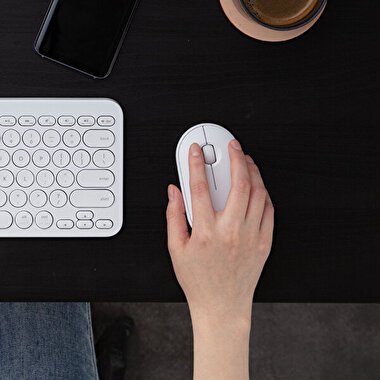Logitech M350 Pepble Kablosuz Mouse - Beyaz 5099206085657