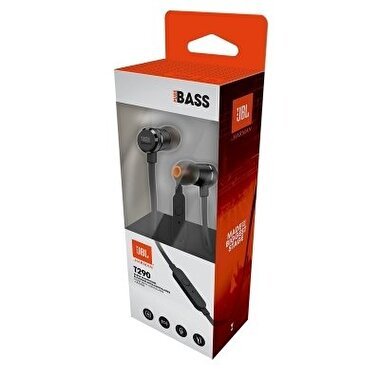 JBL T290 Kulakiçi Kulaklık CT, IE (Siyah) 6925281918742
