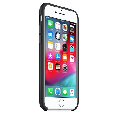 Apple Silikon iPhone  SE / 8 / 7 Kılıfı (Siyah) MQGK2ZM/A