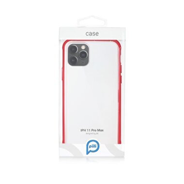 Piili iPhone 11 Pro Max İced Kılıf - Kırmızı 6944628921368