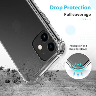 Piili iPhone 12 Mini Mat Kılıf - Şeffaf 6944628926608