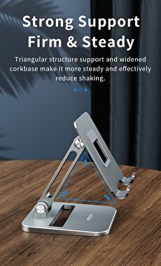 Rock Masaüstü Metal iPad ve iPhone Standı 6941402729998