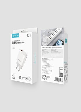 Rock Space Single 18W QC 3.0 Mini Seyahat Şarj 6941402750657
