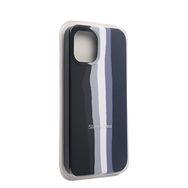 Piili iPhone 11 Gökkuşağı Lansman Kılıfı - Siyah 6944629127912