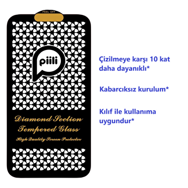 Piili iPhone 11/XR 10X Cam Ekran Koruyucu 6944629140454