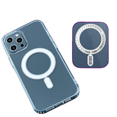 Piili iPhone 14 Magsafe Kılıf - Şeffaf 6944629146777