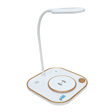 Piili 4 in 1 Led Işıklı Manyetik Şarj Cihazı-Beyaz 6944629151399