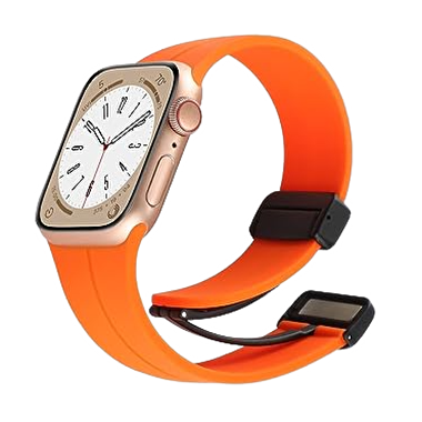 Piili Watch 42-44-45-49 mm Rubber Kayış - Turuncu 6944629155014