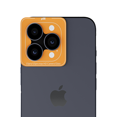 Piili iPhone 15 Pro / Max HD Lens - Mavi 6944629162234