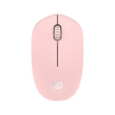 FD i210 Silient Key Wireless Mouse 2.4G - Pembe 6957659003484