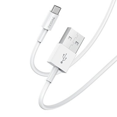 Yesido 1.2M 2.4A Usb to Type-C Hızlı Şarj Kablosu  6971050263841