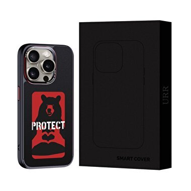 URR iPhone 15 Pro NFC Smart Kılıf - Siyah 6972689502288