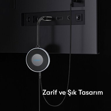 Earldom 4K Kablosuz Görüntü Aktarıcı - Gümüş 6973965933963
