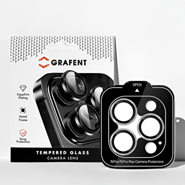 Grafent iPhone 15 Pro / Max Safir Lens - Beyaz 7394090000070