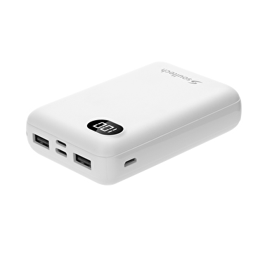 Soultech Comfort LCD 10.000 mAh Powerbank - Beyaz 8681000017087