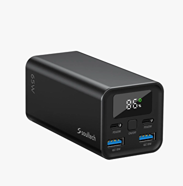 Soultech Scuti 20000 mAh 65W Powerbank - Siyah 8681000019517