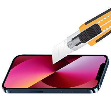 Buff iPhone 13/13 Pro 5D Anti Hacker EkranKoruyucu 8682750457239