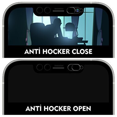 Buff iPhone 11 5D Glass Anti Hacker Ekran Koruyucu 8682750457307